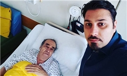 خواجه‌ امیری در بیمارستان بستری شد/عکس