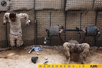 تمریم ورزشی نظامیان آمریکایی در شمال افغانستان