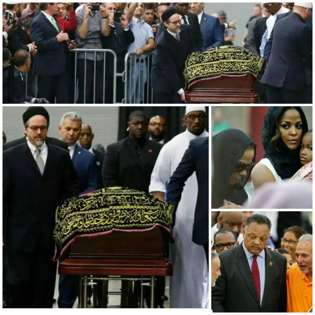 تشییع جنازه محمد علی کلی/ عکس