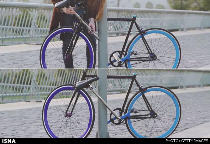 دوچرخه‌ای‌که‌هرگزسرقت‌نمی‌شود!/عکس