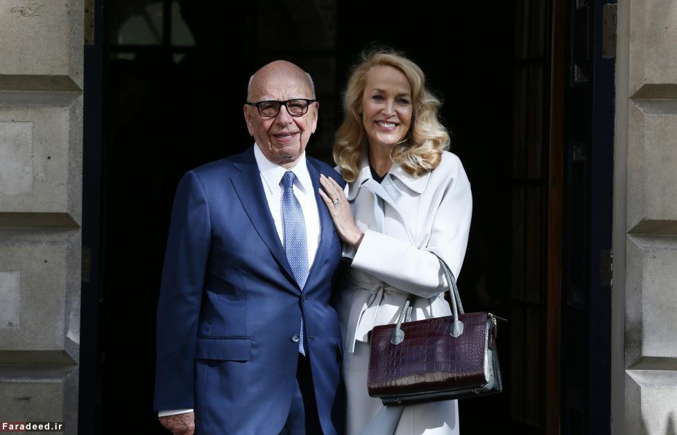 روپرت مرداک با هنرپیشه و مدل آمریکایی ازدواج کرد