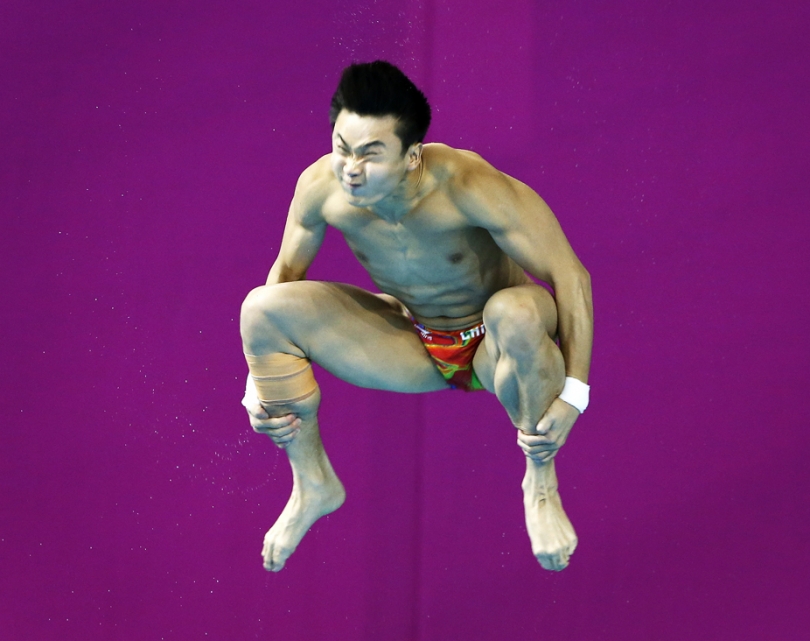 یک شیرجه طلایی /عکس