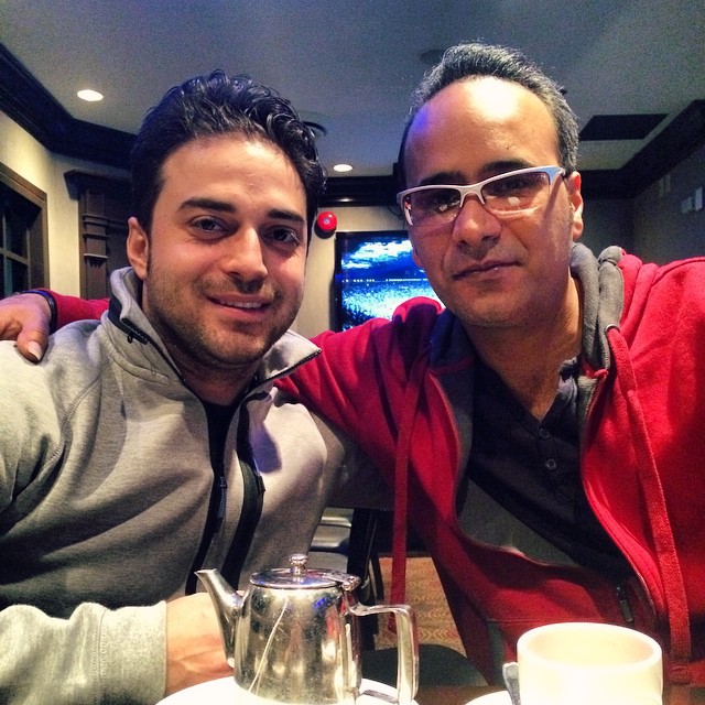 کافه گردی دو خواننده مشهور ایرانی در کانادا