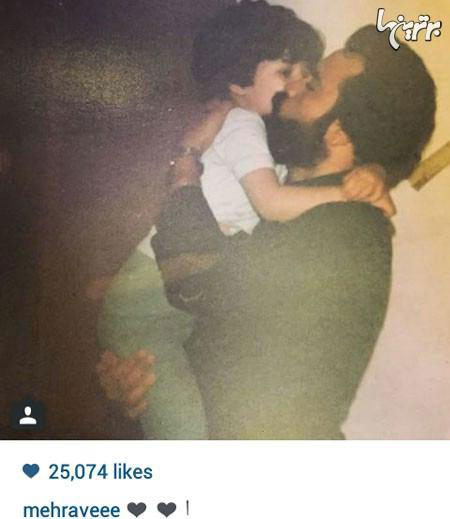 دلنوشته مهراوه شریفی نیا برای پدر/عکس