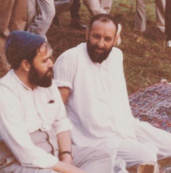 عكس ديده نشده‌ى مرحوم يادگار امام همراه آيت الله نورمفيدى