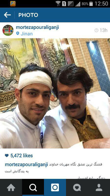 پورعلی گنجی در سر صحنه پایتخت 4/عکس