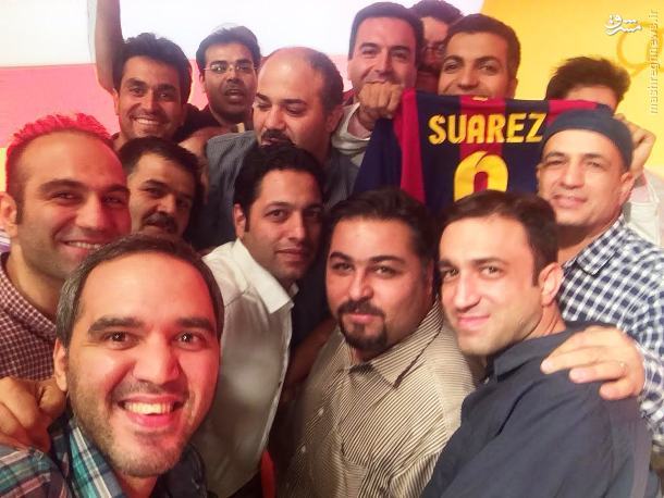 هدیه تولد جالب برای جسن تولد 40 سالگی فردوسی‌پور/ عکس