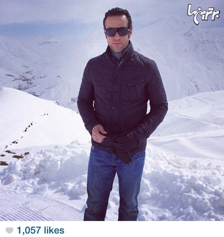 عکس برفی علی کریمی