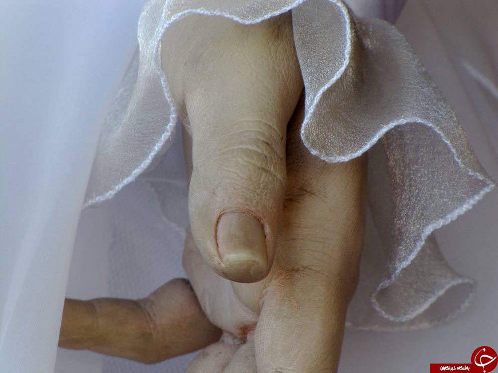 این عروس یک جسد است/ عکس