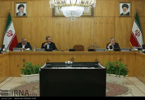 جای خالی روحانی در جلسه هیات دولت/ عکس