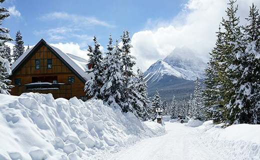 هتلی بی نظیر در میان کوهها+تصاویر