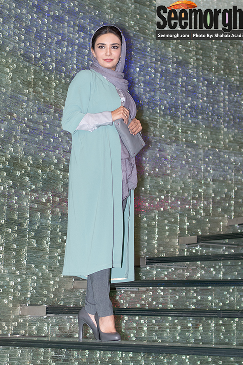 لیندا کیانی در اکران فیلم سیانور در تالار ایوان شمس