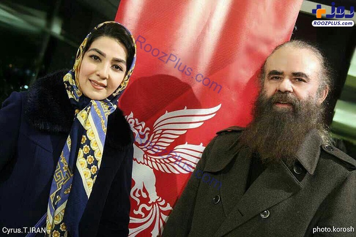 خانم بازیگر و همسرش که تفاوت سنی زیادی دارند /عکس