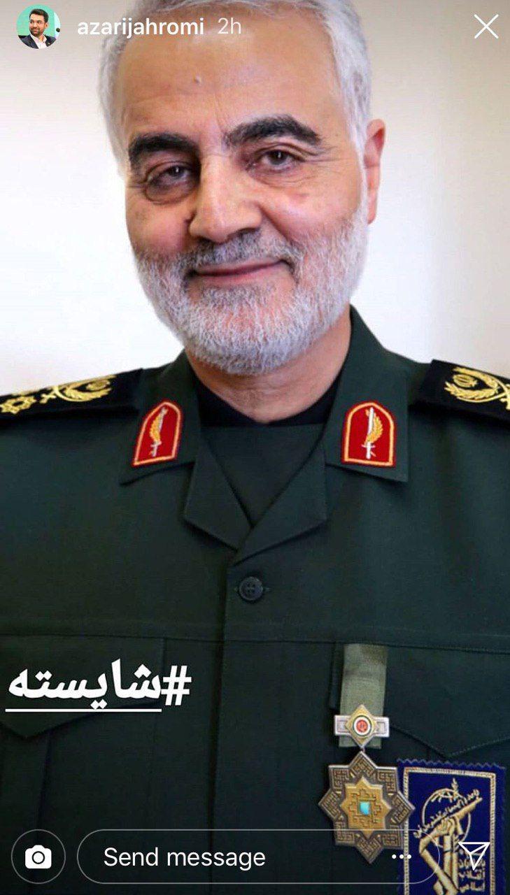 این هم تصویری خاص درباره حاج قاسم سلیمانی