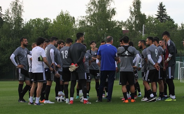 ادامه تمرینات تیم ملی در مسکو/ برنامه شاگردان کی‌روش تا زمان رویارویی با اسپانیا