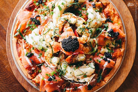 عکس/گرانترین پیتزای دنیا در رستوران یک ایرانی