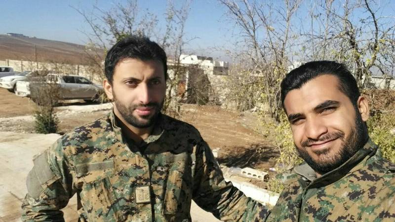 شهید مرتضی حسین پور و شهید علیرضا قبادی