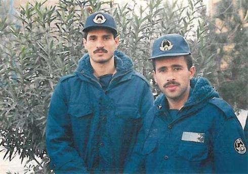 تیپ جالب علی دایی در لباس سربازی/عکس