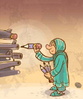 دختر نوبلی! /کاریکاتور