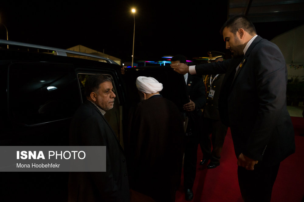 خودروی تشریفاتی روحانی در ونزوئلا/عکس