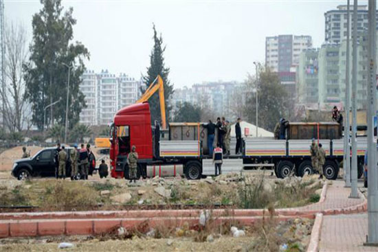 ارسال سلاح توسط ترکیه به سوریه/ عکس