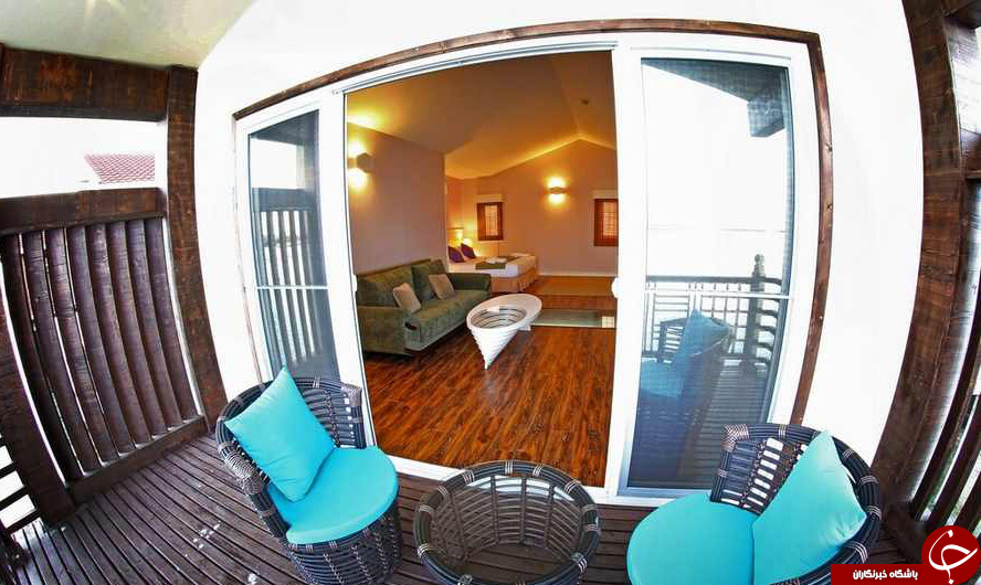 اولین هتل ایرانی روی دریا+تصاویر