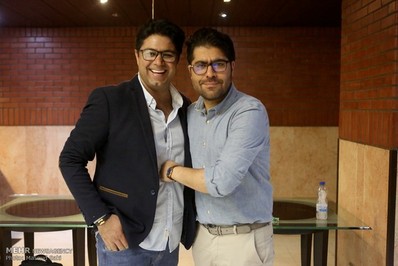 حجت اشرف زاده و حامد همایون از میهمانان این جشن بودند