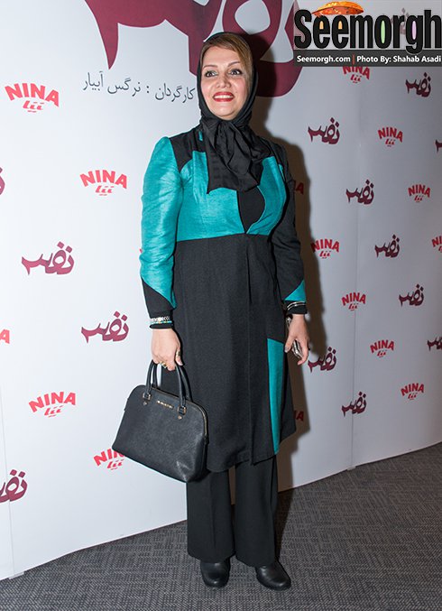 مدل مانتو الهام پاوه نژاد در اکران فیلم نفس