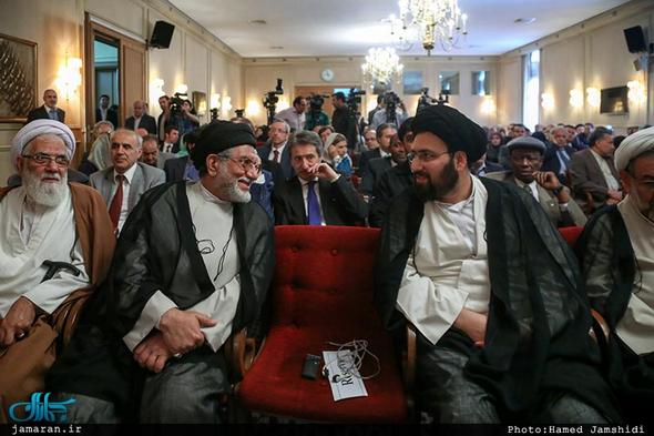 تصاویر : سید علی خمینی در همایش امام (ره) و نفی خشونت و افراطی گری