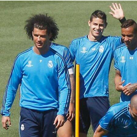 ظاهر جدید رونالدو در تمرین رئال!/ عکس