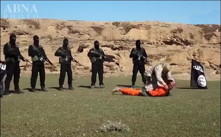 داعش یکی از نیروهای بدر را سر برید+عکس