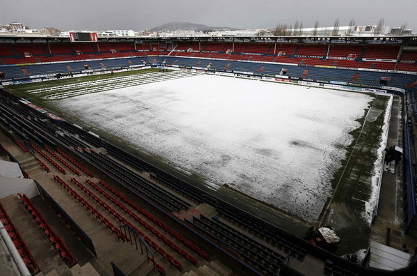 برف،دیدار اوساسونا و ساراگوسا رالغو کرد(عکس)