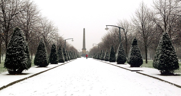 تصاویر/ یک روز برفی در انگلیس