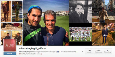 سال 93، سال شانس علیرضا حقیقی بود. دروازه بانی که به یکباره و با تصمیم کارلوس کی روش دروازه بان اصلی تیم ملی در جام جهانی شد و در برزیل هم مورد توجه قرار گرفت تا جایی که پیشنهاد بازیگری در هالیوود یا مدل بودن در ایتالیا را دریافت کرد. حقیقی 257 هزار بازدیدکننده در صفحه خود دارد تا از این جهت از تمام فوتبالیست های ایرانی بالاتر باشد.