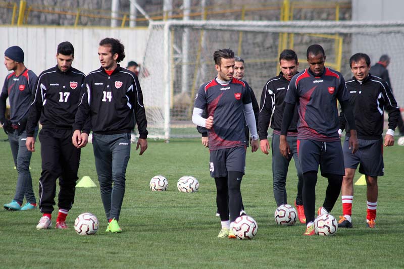 ژورائف در تمرین امروز پرسپولیس/عکس