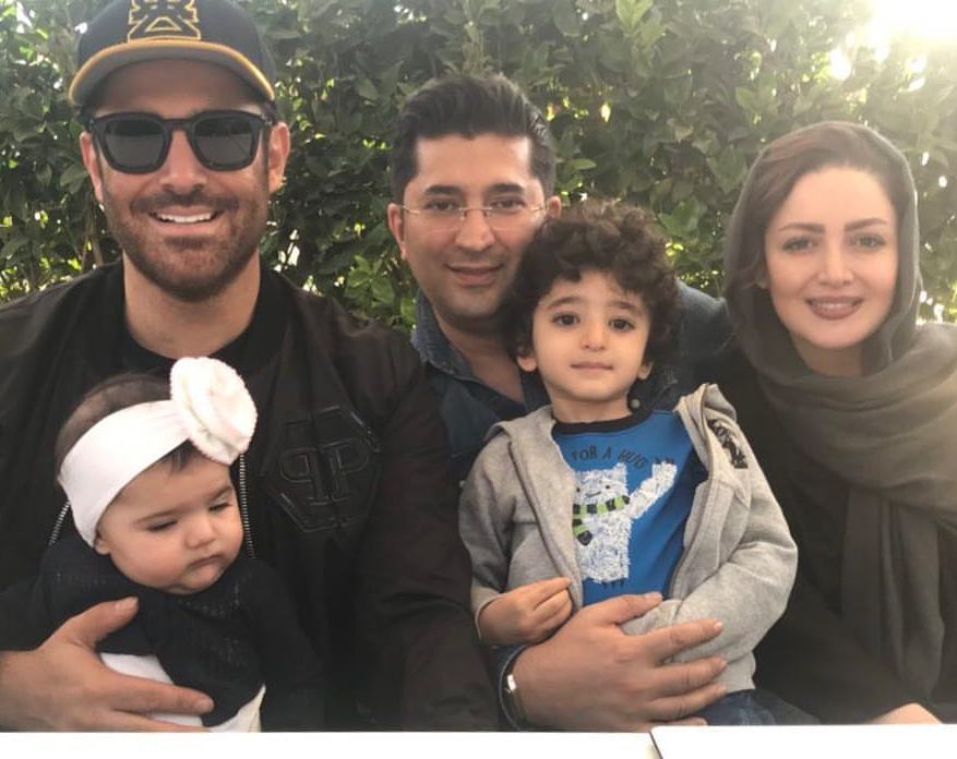 تصویری از محمدرضا گلزار و فرزندان شیلا خداداد