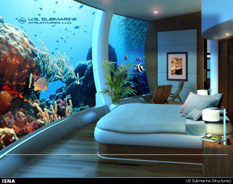 خانه‌ای در کف اقیانوس/تصاویر