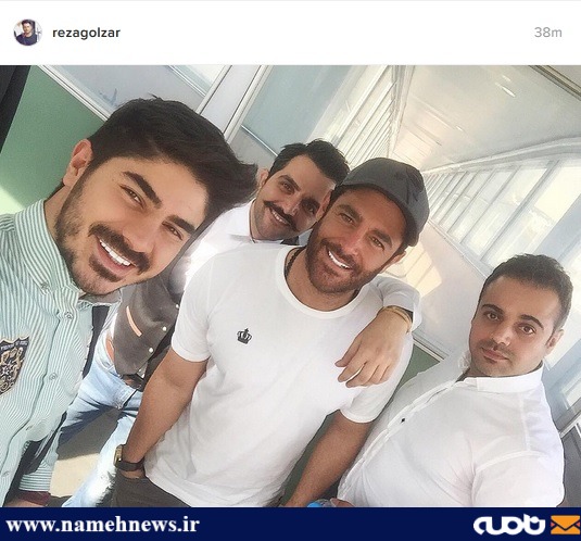 سلفی محمدرضا گلزار در تبریز/عکس