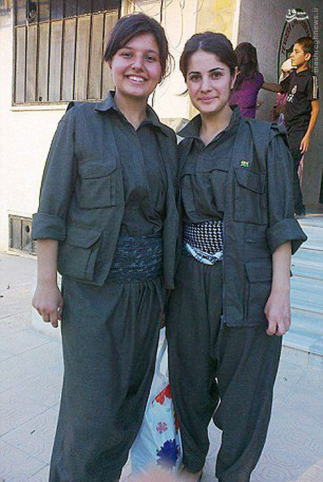 دختری که برای جنگ باداعش پزشکی را رها کرد/ عکس