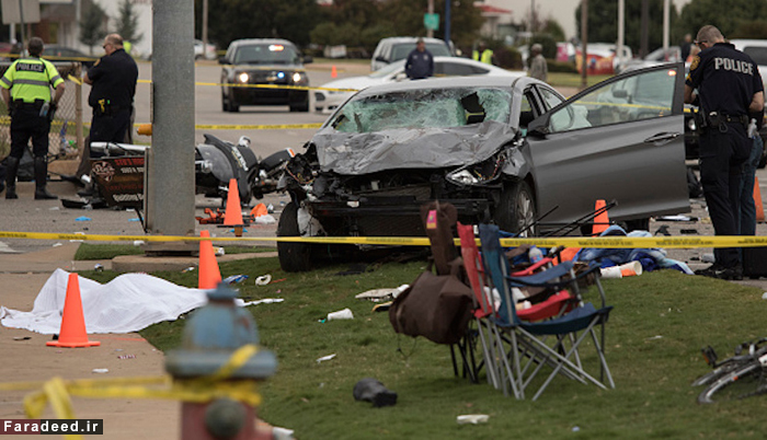 (تصاویر) رانندگی دختر مست حادثه آفرید