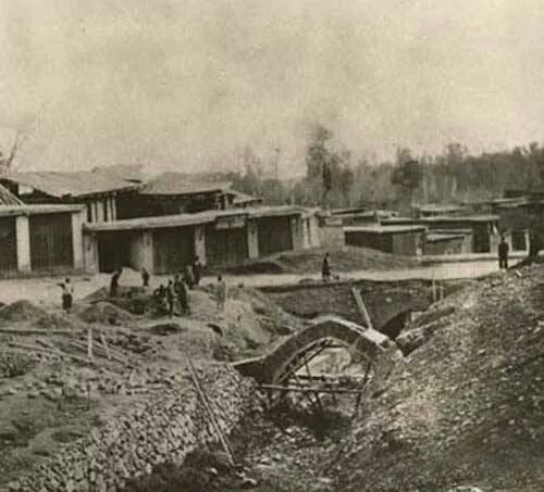 سر پل تجریش سال 1300 / عکس