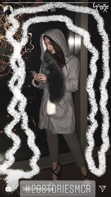 خوشگذرانی شبانه بازیگر معروف ایرانی در بریتانیا