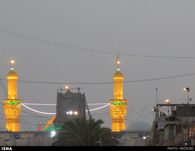 هنرنمایی ایرانی‌ها در حرم امام حسین/عکس