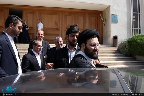 تصاویر : سید علی خمینی در همایش امام (ره) و نفی خشونت و افراطی گری