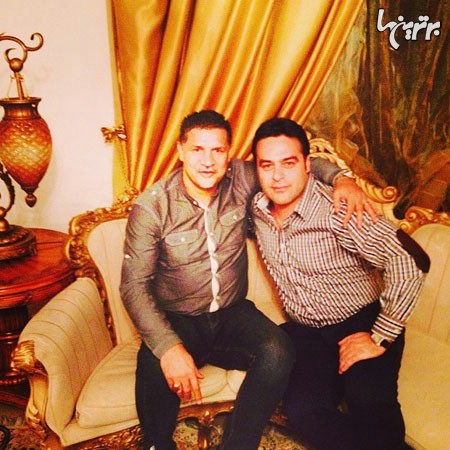 عکس یادگاری علی دایی در کنار آتیلا حجازی/عکس