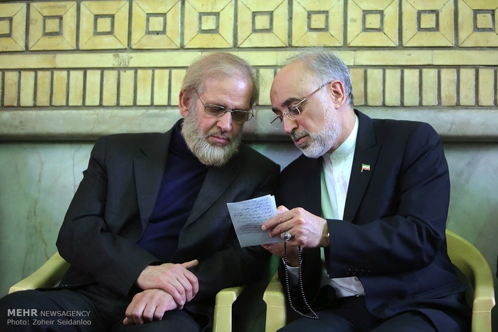 صالحی در کنار یک احمدی‌نژادی/عکس