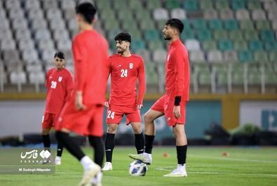 تمرین تیم ملی فوتبال